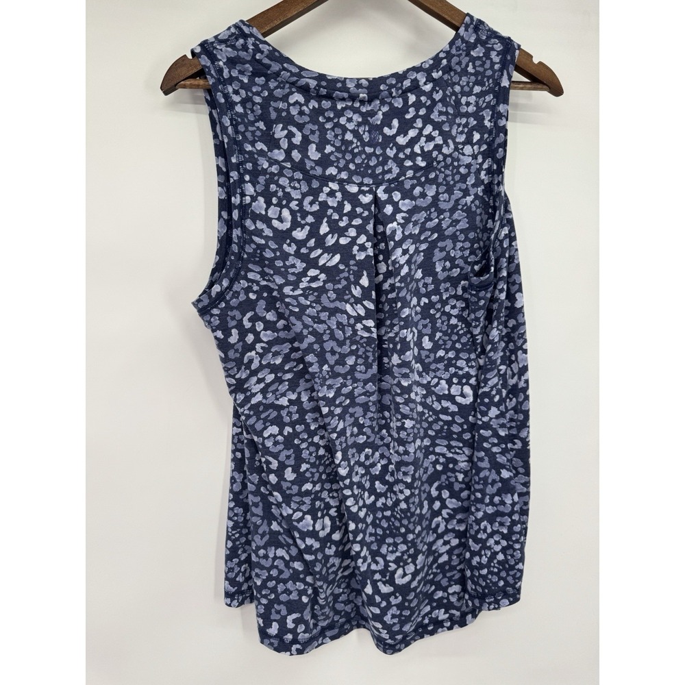 Blue Tommy Bahama IslandZone Vacation Beachy tropical animal print resort L - Picture 3 of 9